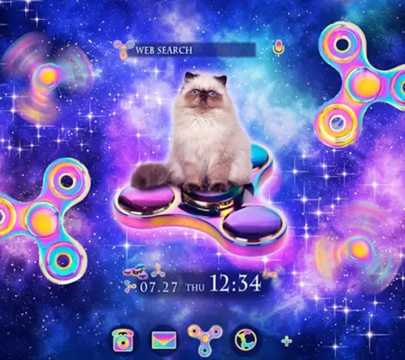 Space Cat ＆ Spinners android App screenshot 4